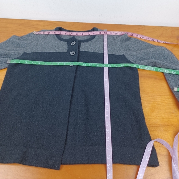 Native World Women Cardigan Size M Possum Fur Merino Wool Silk Blend Long Sleeve - Picture 9 of 9